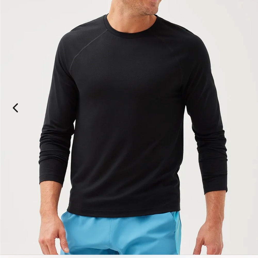 Outdoor Voices Black Think Fast Long sleeve